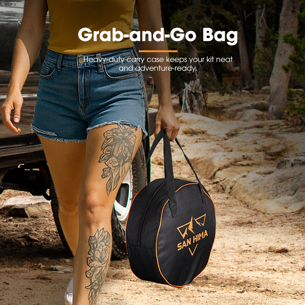 San Hima 2-Way Digital Tyre Inflator Car Air Compressor 250 PSI Tire Gauge Hose