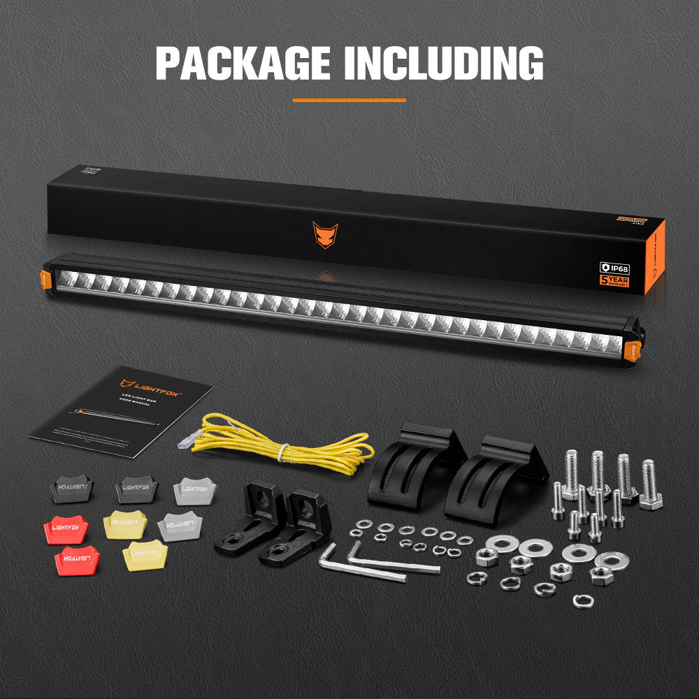 Lightfox 32" Vertex Series LED Light Bar DRL Combo Beam Driving Lamp Offroad 4WD