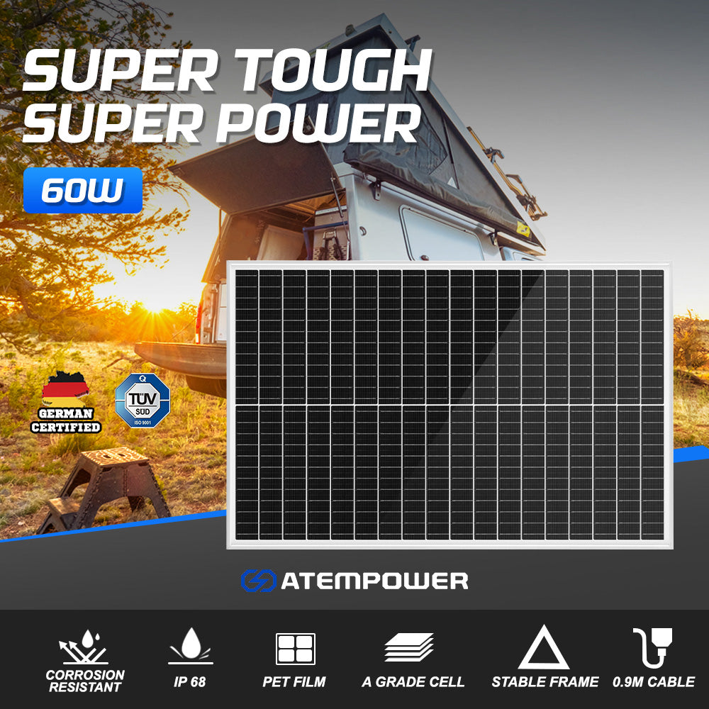 12V 60W Mono Solar Panel