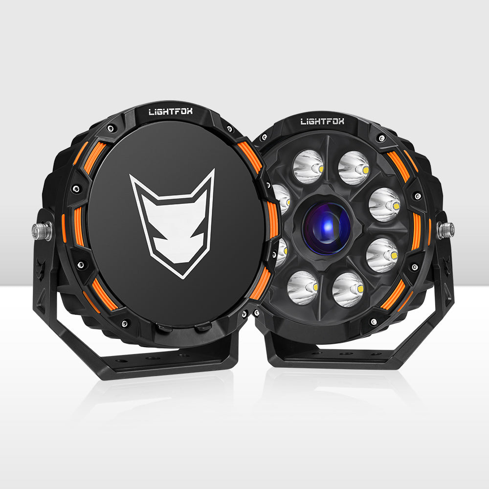 Lightfox Meteorx 9inch Osram LED Driving Light 1 Lux @ 1,937m IP68 19,478 Lumen