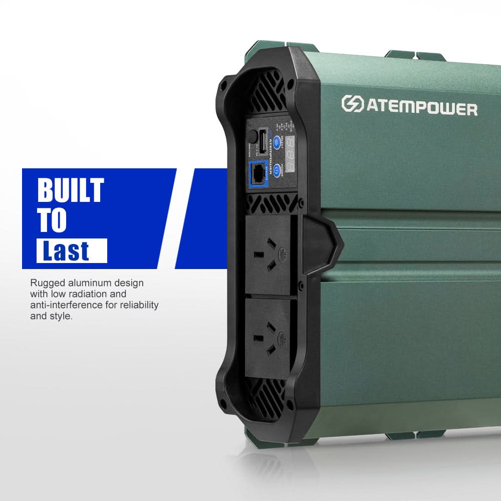 Atem Power Pure Sine Wave Inverter 1000W/1500W/2000W/2500W Remote 12V