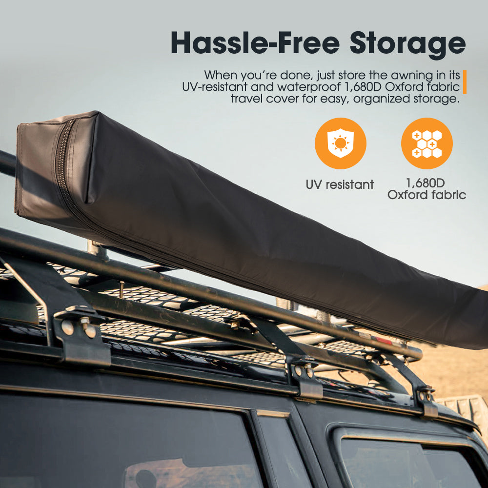 San Hima Dual Shower Awning Instant Fold-Out Ensuite Tent Camping Change Room