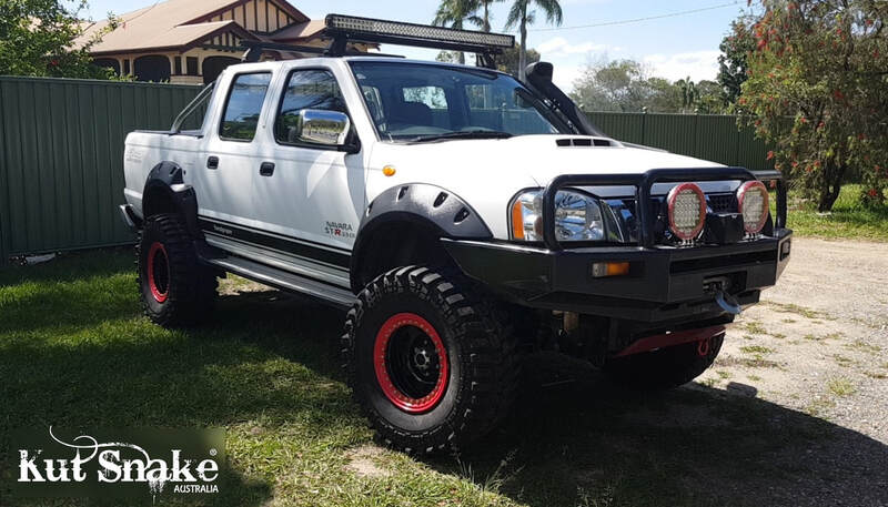 Kut Snake Flares for Nissan Navara D22 2004-2015 ABS