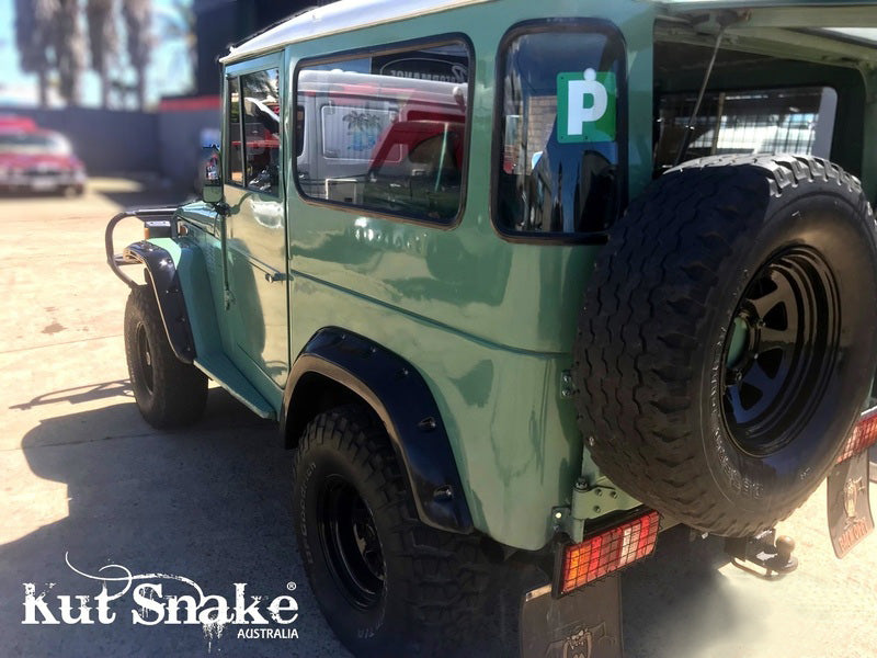 Kut Snake Flares for Toyota Landcruiser FJ 40 Series Pre-1977 models, ABS