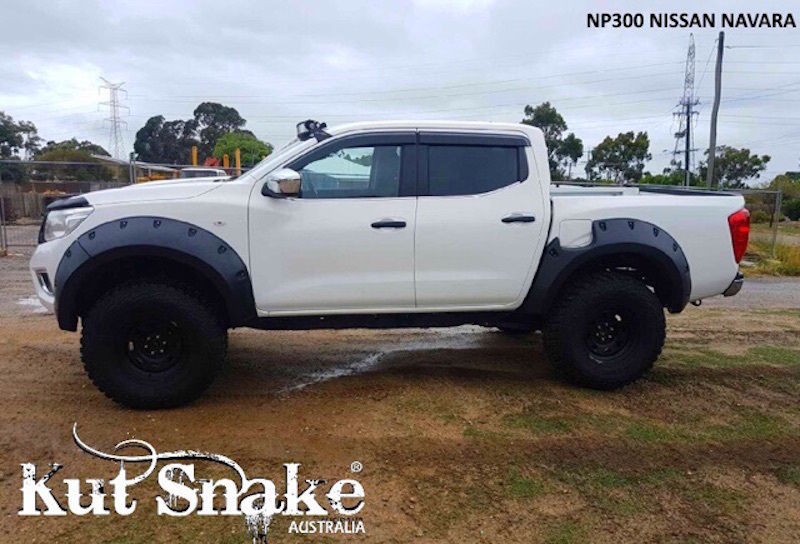 Kut Snake Flares for Nissan Navara NP300 ABS - Set of 4 Monster, 110mm