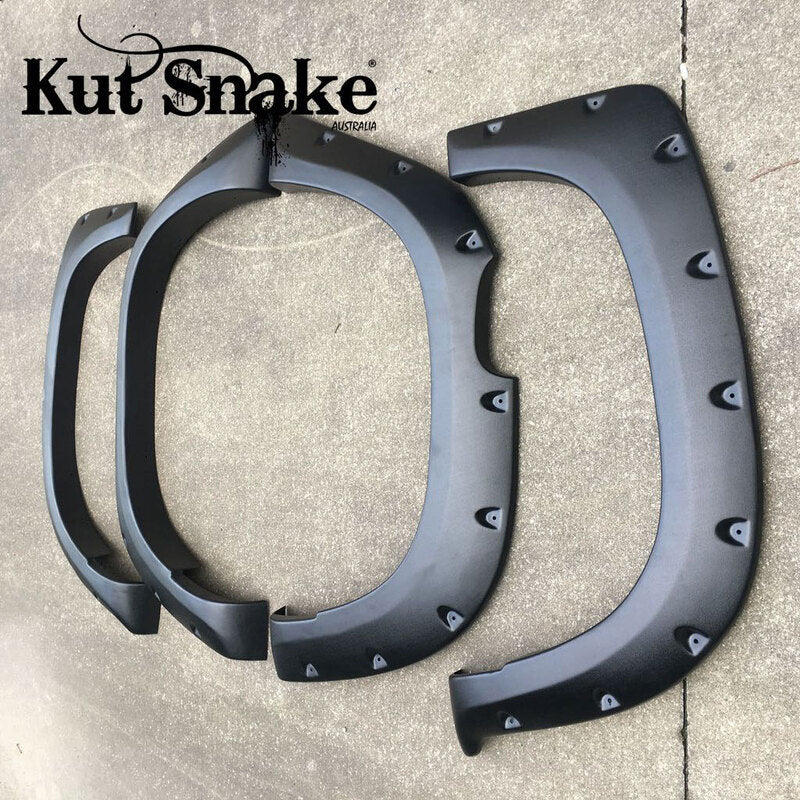 Kut Snake Flares for Mitsubishi Triton MR 2018-Current Full Set ABS
