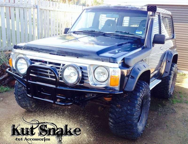 Kut Snake Flares for Nissan Patrol GQ 1990-1997 ABS