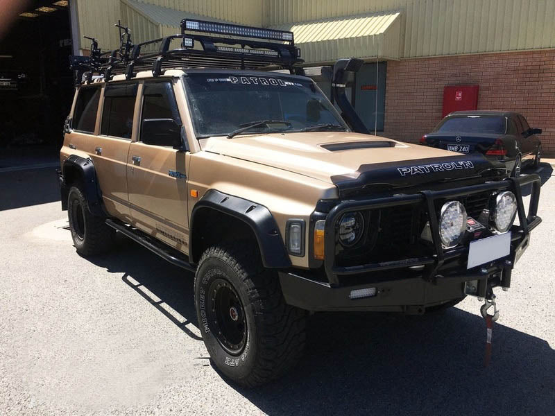 Kut Snake Flares for Nissan Patrol GQ 1990-1997 ABS