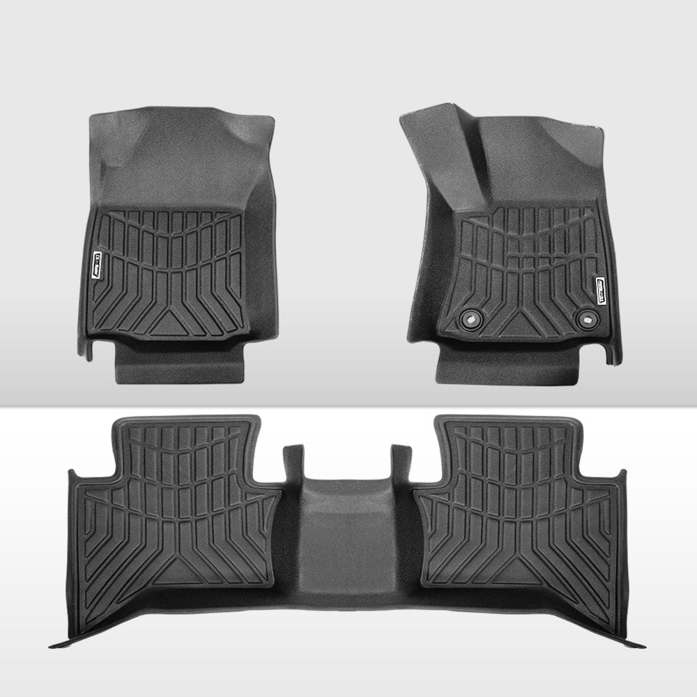 3D Floor Mats for Toyota Hilux Dual Cab 2016-2025 All-weather 3D Floor Mats for Toyota Hilux Dual Cab 2016-2025 All-weather