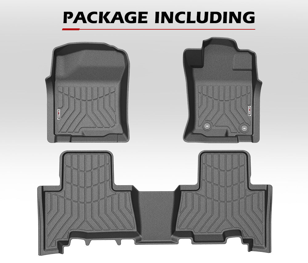 KIWI MASTER 3D TPE Car Floor Mats Liner fit Toyota Landcruiser Prado 150 MY 2013-Current
