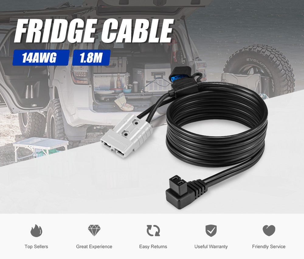 Atem Power 12V Fridge Cable Anderson Style Plug to C11 Connector 1.8M Cable Lead
