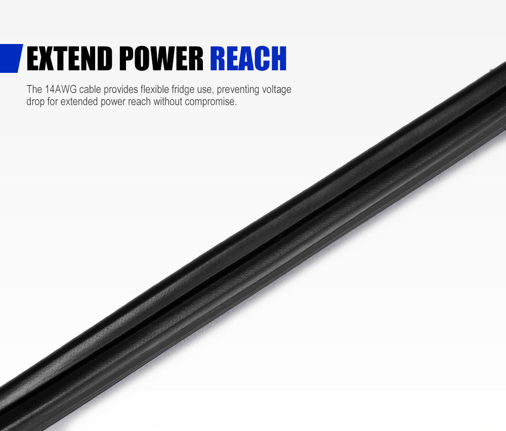 Atem Power 12V Fridge Cable Anderson Style Plug to C11 Connector 1.8M Cable Lead