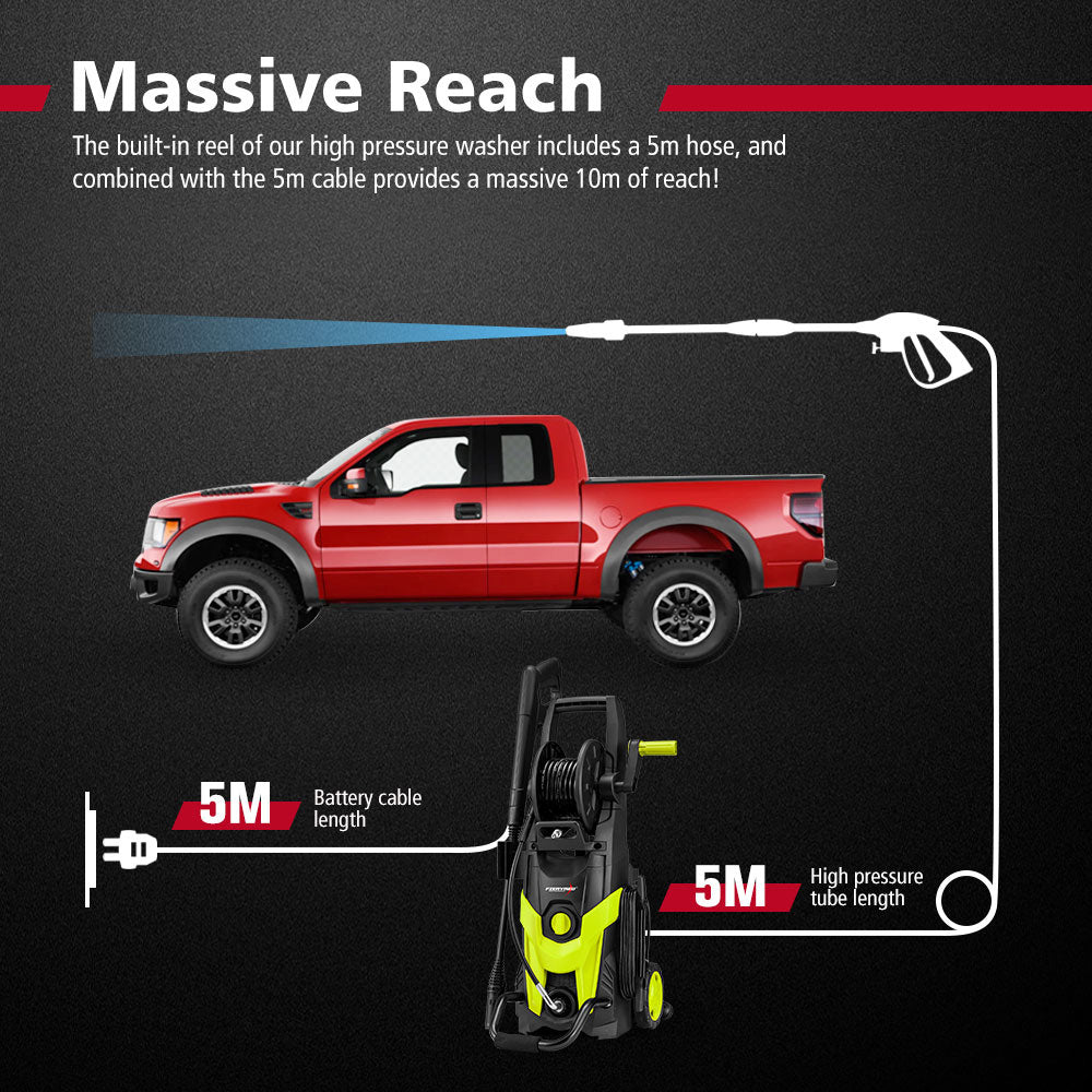 Fieryred 2700W Peak High Pressure Washer Cleaner Electric Max 4200PSI