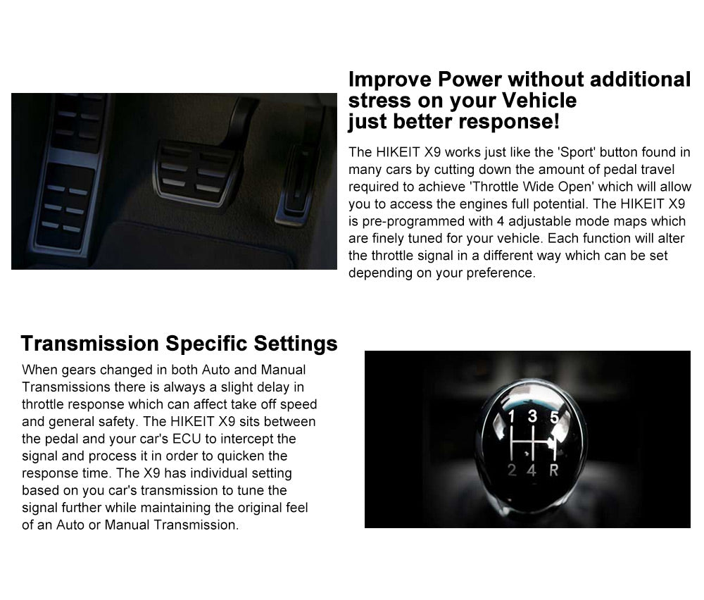 HIKEIT-X9 Electronic Throttle Controller for Ford Ranger PX1 MKI 2011-2015