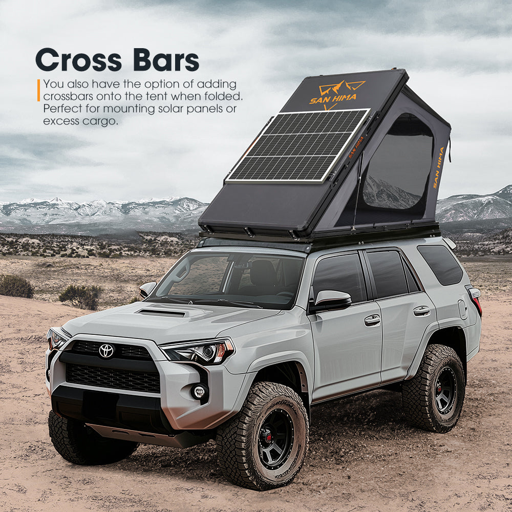 San Hima Kalbarri Gen 2 Roof Top Tent Hard Shell With Ladder + 130W Solar Panel