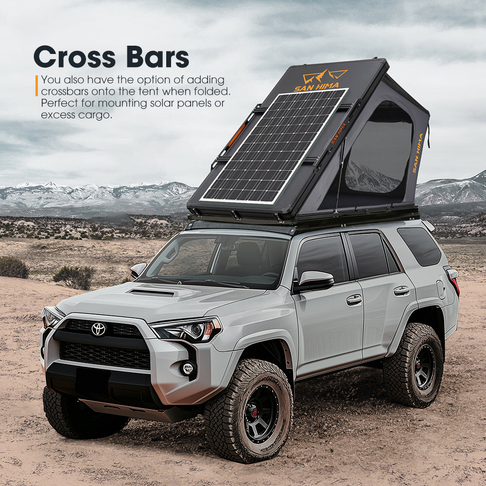 San Hima Kalbarri Gen 2 Roof Top Tent Hard Shell With Ladder + 250W Solar Panel