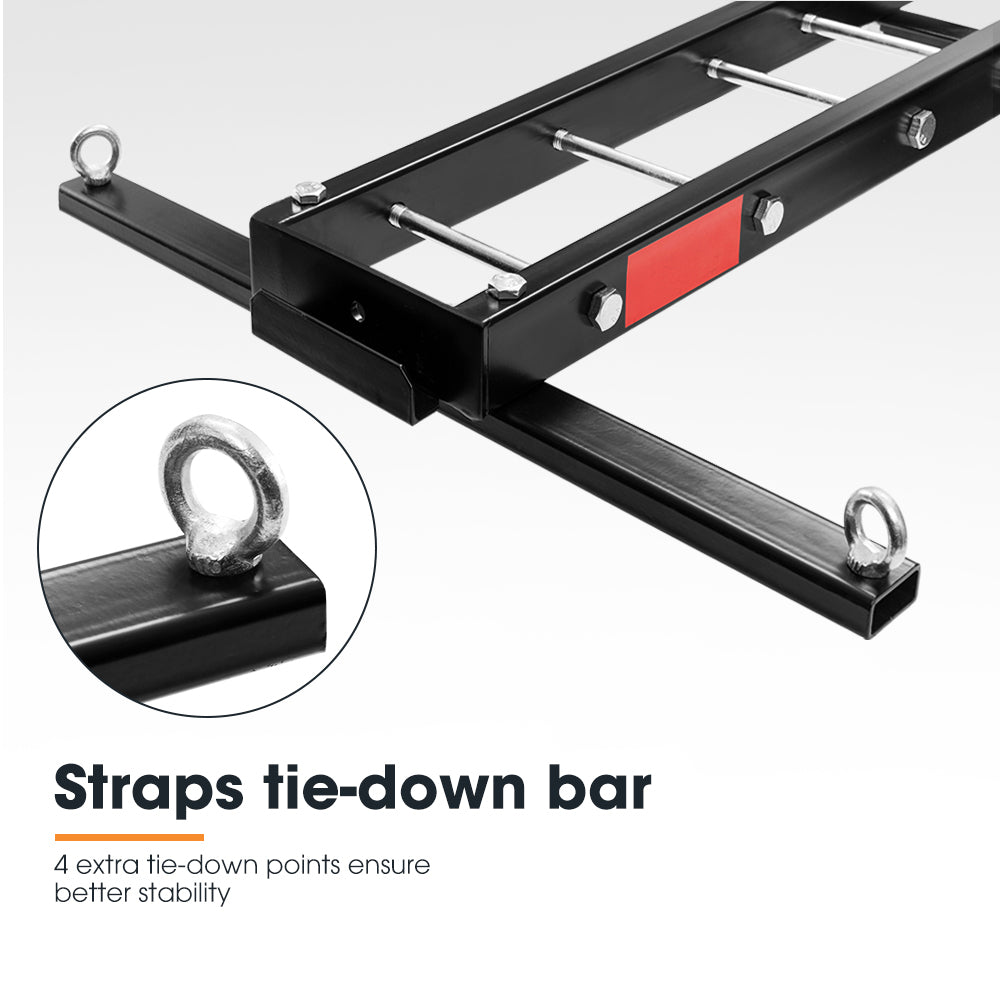 Motorcycle Carrier Motorbike Rack 2 Arms Dirt Bike Ramp 2 inch Towbar Steel