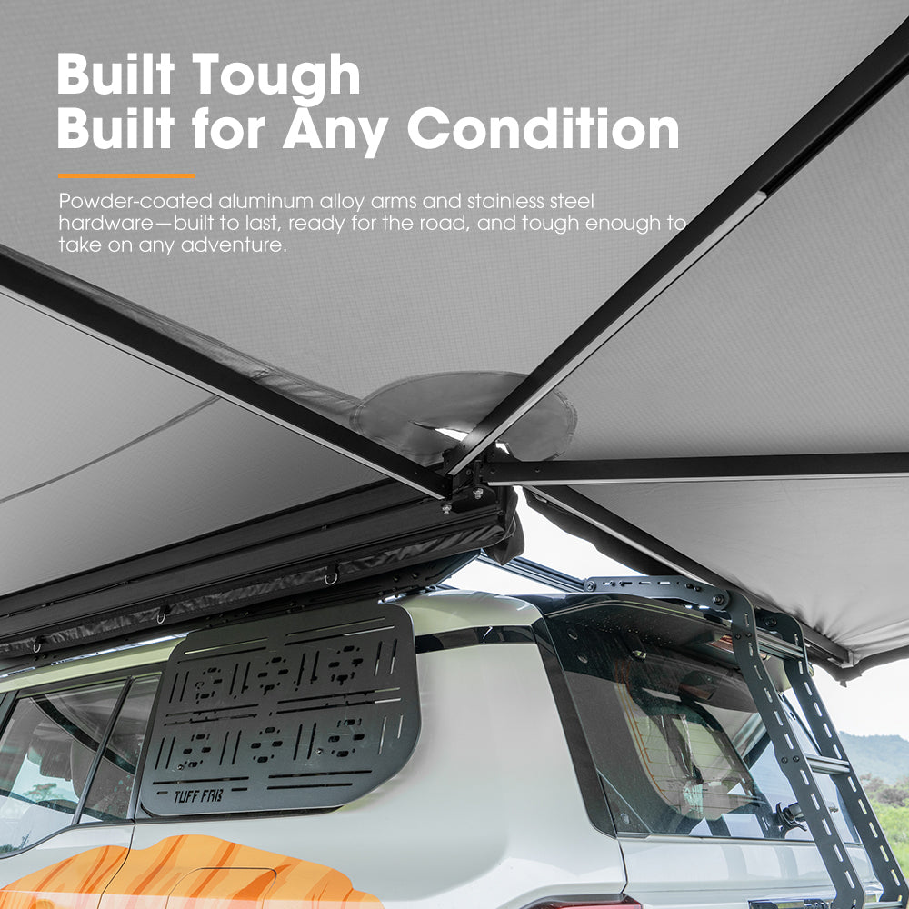 San Hima 270 Degree Awning Free-Standing Camping With L Brackets Passenger Side