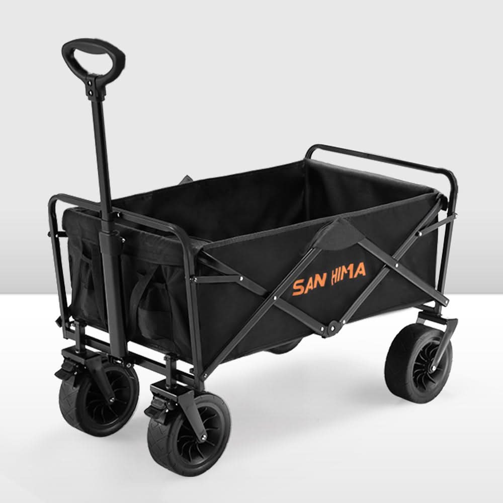 Bonus San Hima Folding Camping Wagon 120kg Beach Trolley Garden Cart 360° Wheel Picnic (Copy)