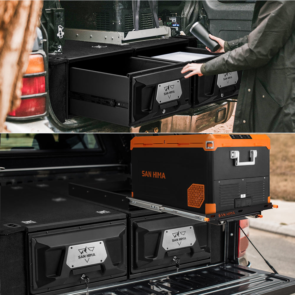 San Hima 2X 1300mm Lightweight 4WD Rear Drawer System Universal DIY
