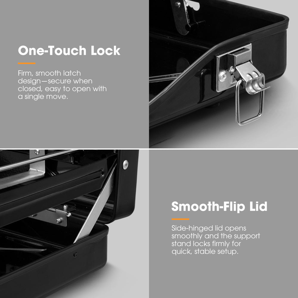 San Hima Camping Gas Stove Portable 3-Burner Outdoor BBQ Cooking 20400 BTU