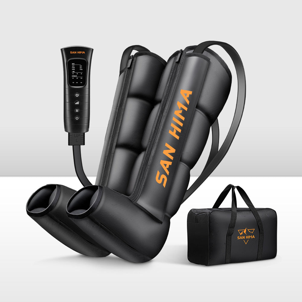 San Hima Air Compression Recovery Boots Full Leg Massager for Circulation Medium
