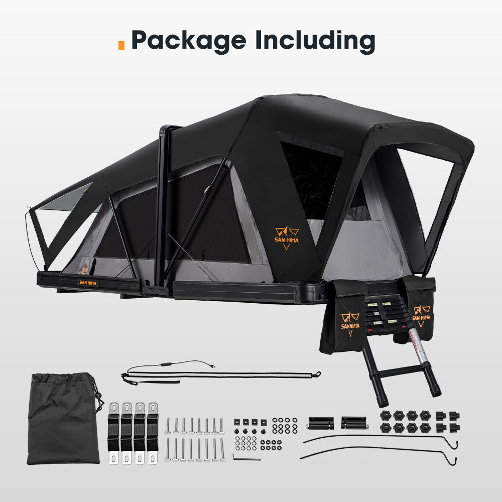 San Hima CapeTop Rooftop Tent Hardshell With Ladder Outdoor Camping 4WD 4x4