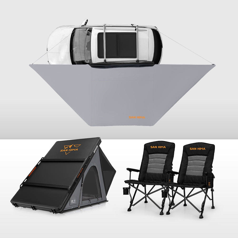 San Hima Kalbarri Lite & 180° Awning & Chairs Value Bundle