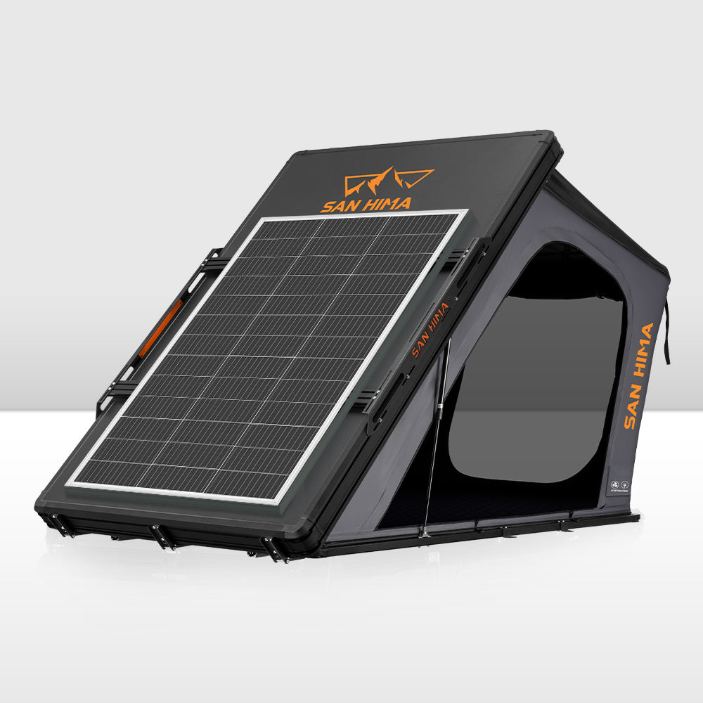 San Hima Kalbarri Gen 2 Rooftop Tent Hard Shell With Ladder + 200W Solar Panel