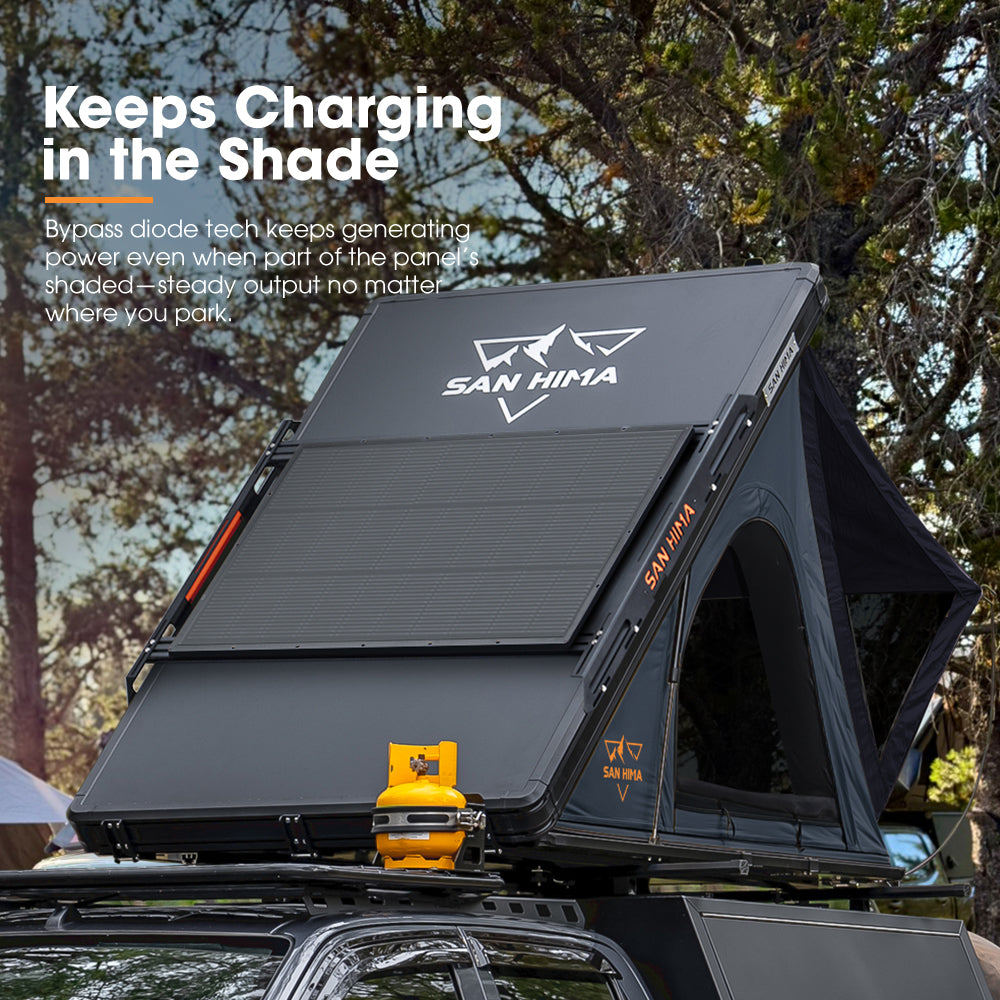 San Hima 170W 110W PERC Solar Panel Kit Mono Multi-busbar Tech Bypass Diode 5MM