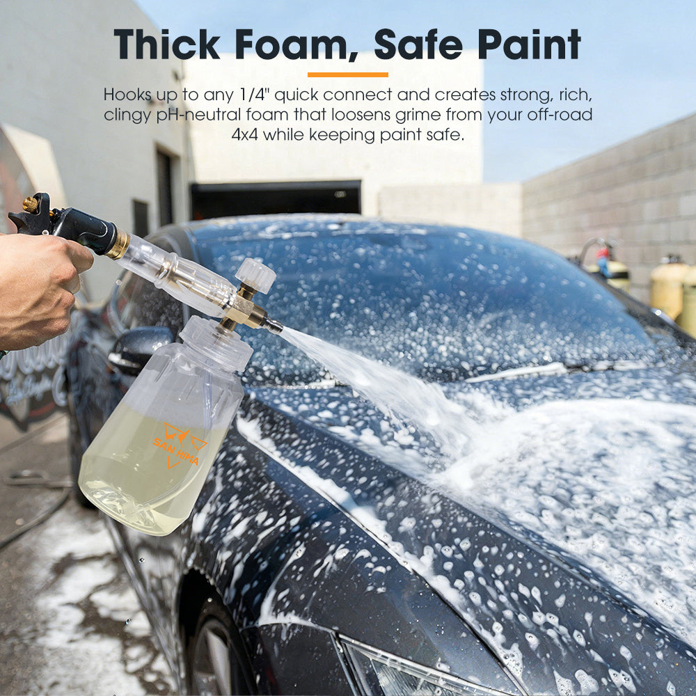 San Hima 10PCS Car Cleaning Kit Interior Exterior Detail Wash Polish Care Bucket