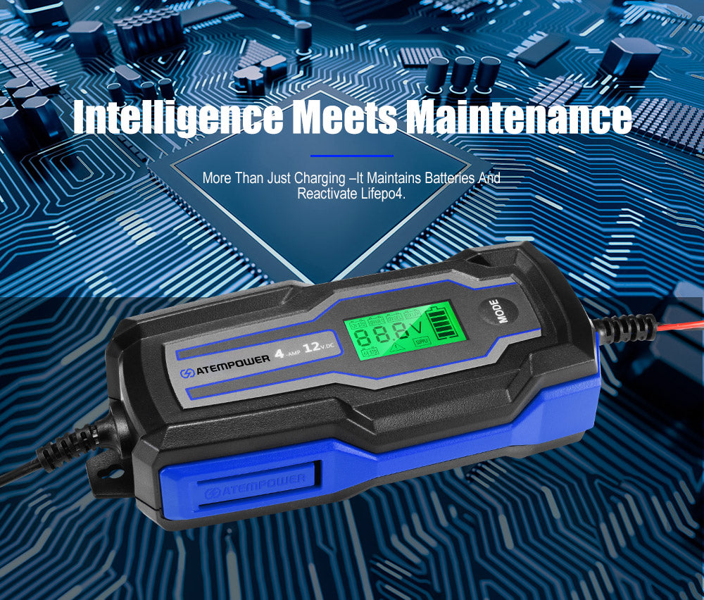 Smart Battery Charger 4A 6V/12V