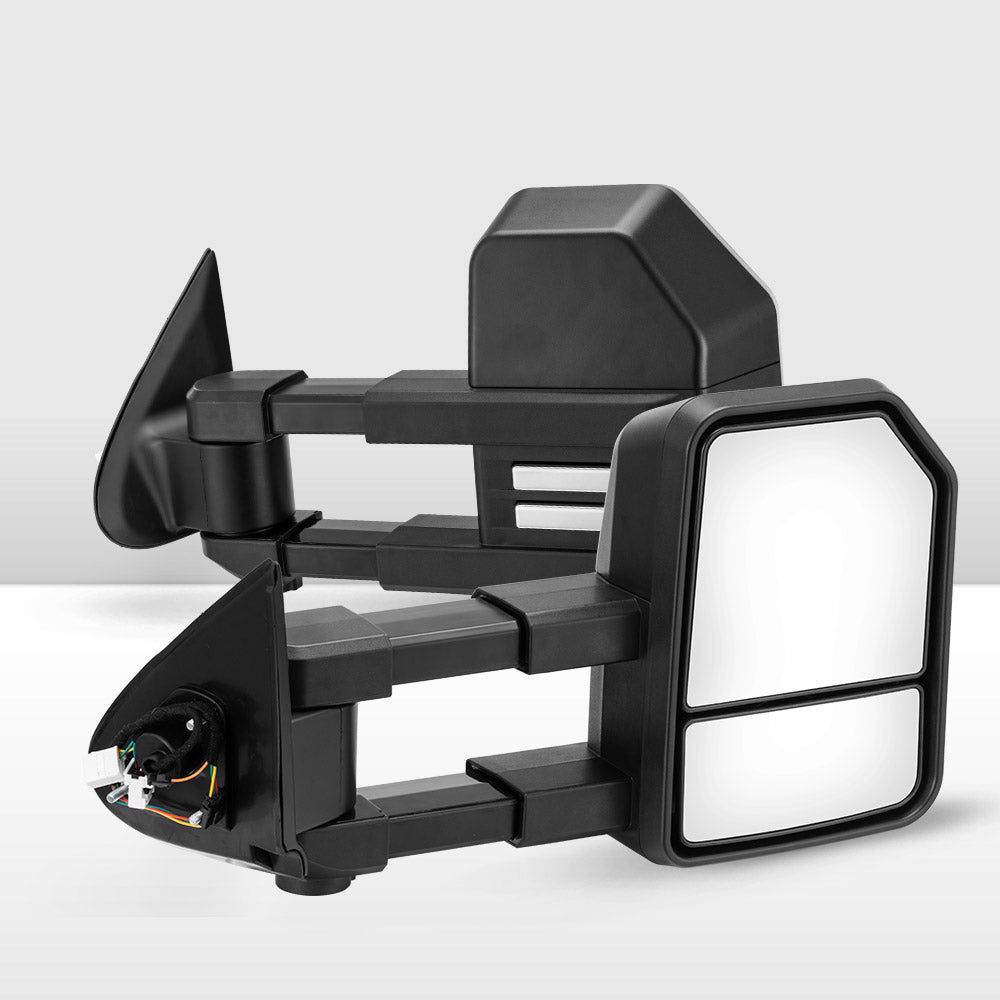 San Hima Extendable Towing Mirrors Gen2 fit Mitsubishi Triton MQ/MR 2015-2024