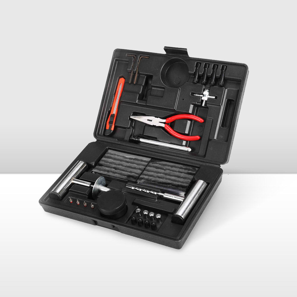 Tyre Repair Kit 67 Pcs Emergency Tools Set Car Truck Trailers - Main Image