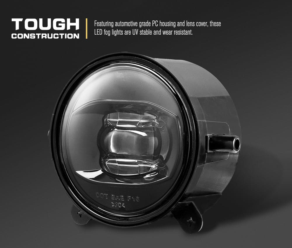 Pair Led Fog Lights 1,600 Lumens Fits ARB Deluxe Bullbar