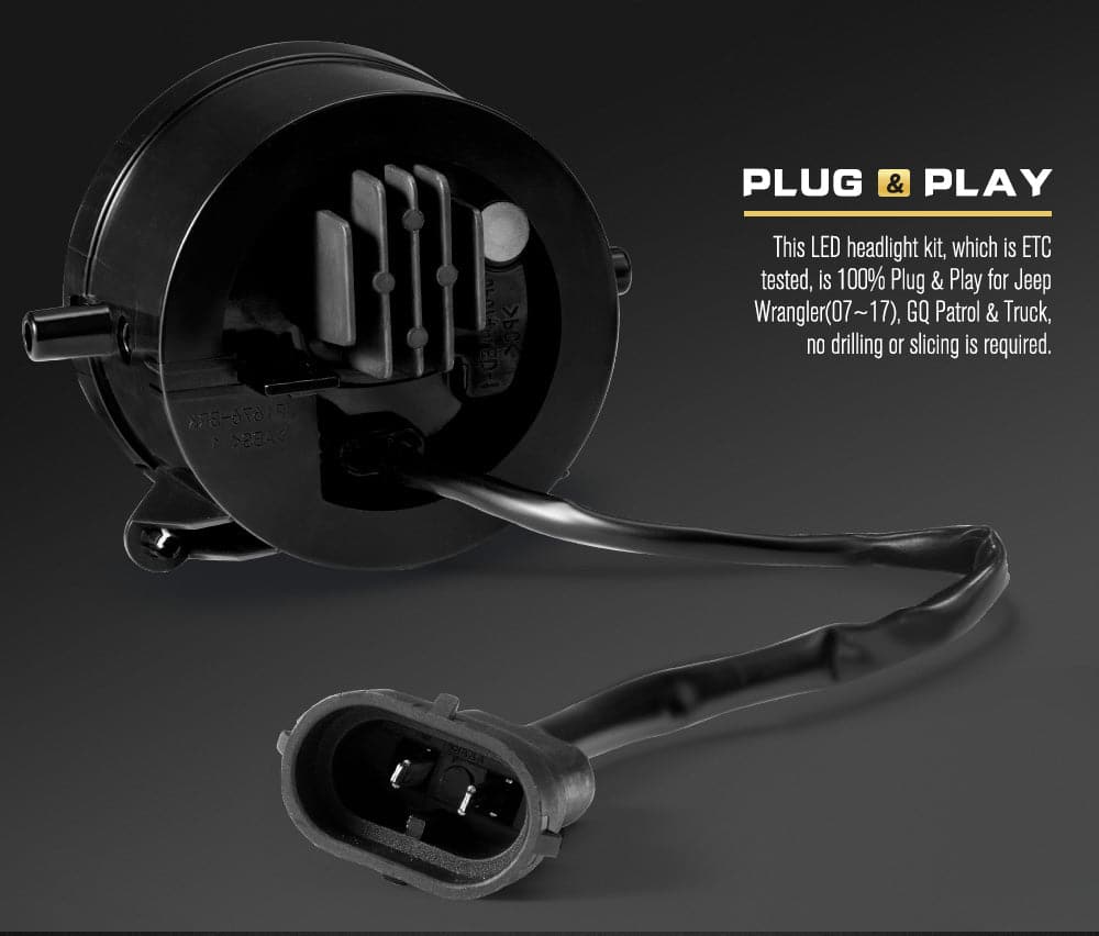 Pair Led Fog Lights 1,600 Lumens Fits ARB Deluxe Bullbar