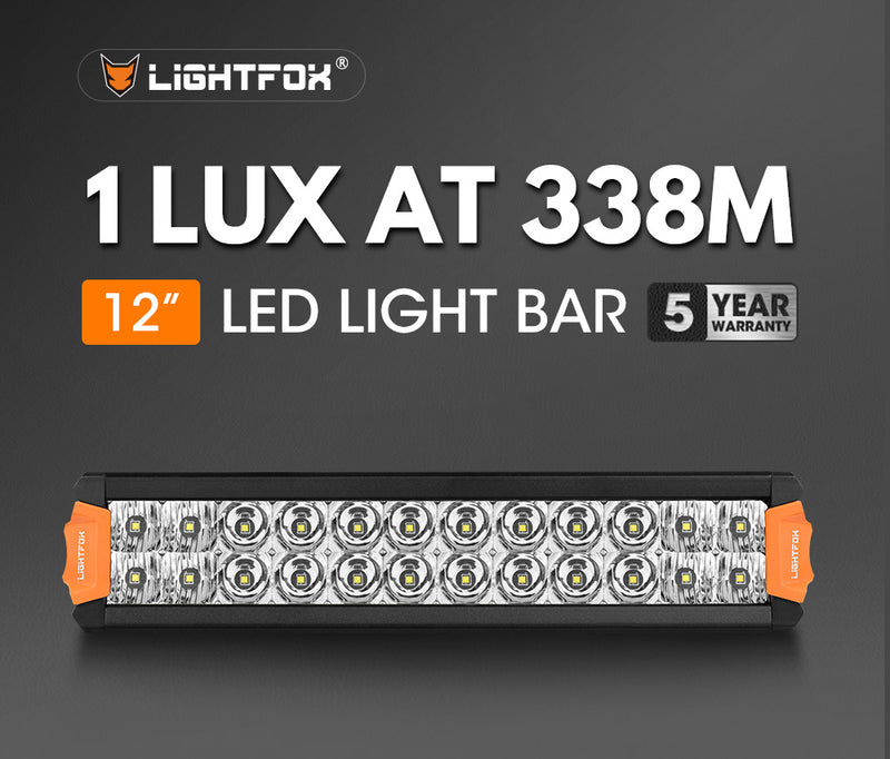 Rigel Series 12inch Osram LED Light Bar 1Lux @ 338m 5,431 Lumens
