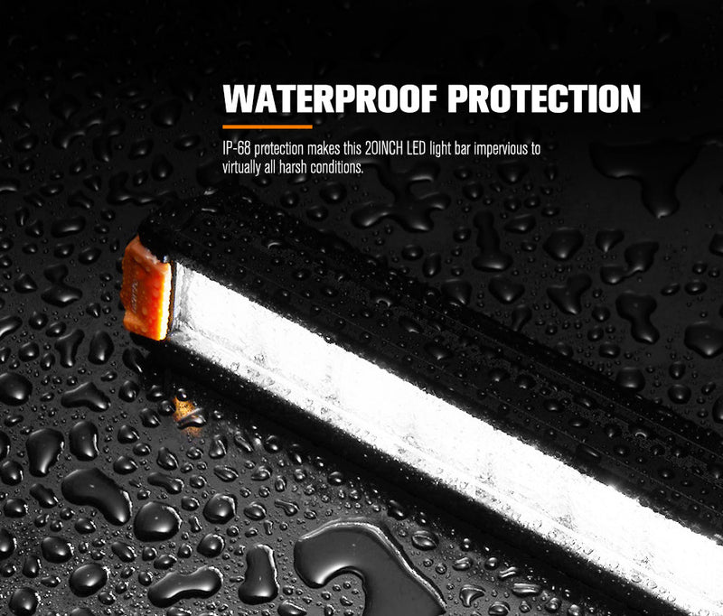 Vega Series 20inch Osram LED Light Bar 1Lux @ 341m  7,551 Lumens