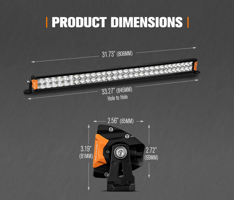 Rigel Series 30inch Osram LED Light Bar 1Lux @ 479m 14,300 Lumens