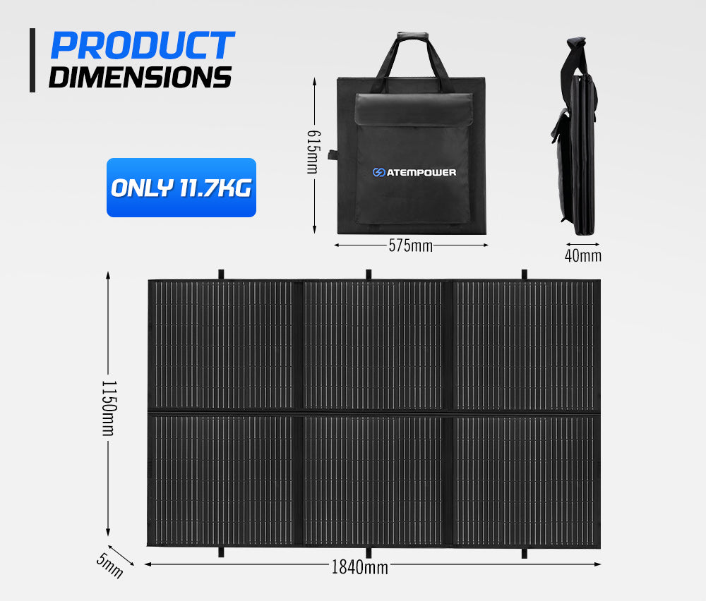 12V 300W Folding Solar Blanket
