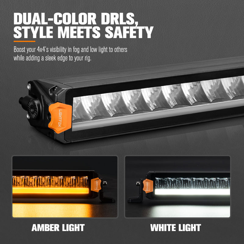 Lightfox Vertex Series 32inch LED Light Bar With DRL 1Lux@429m IP68 13,702 LM