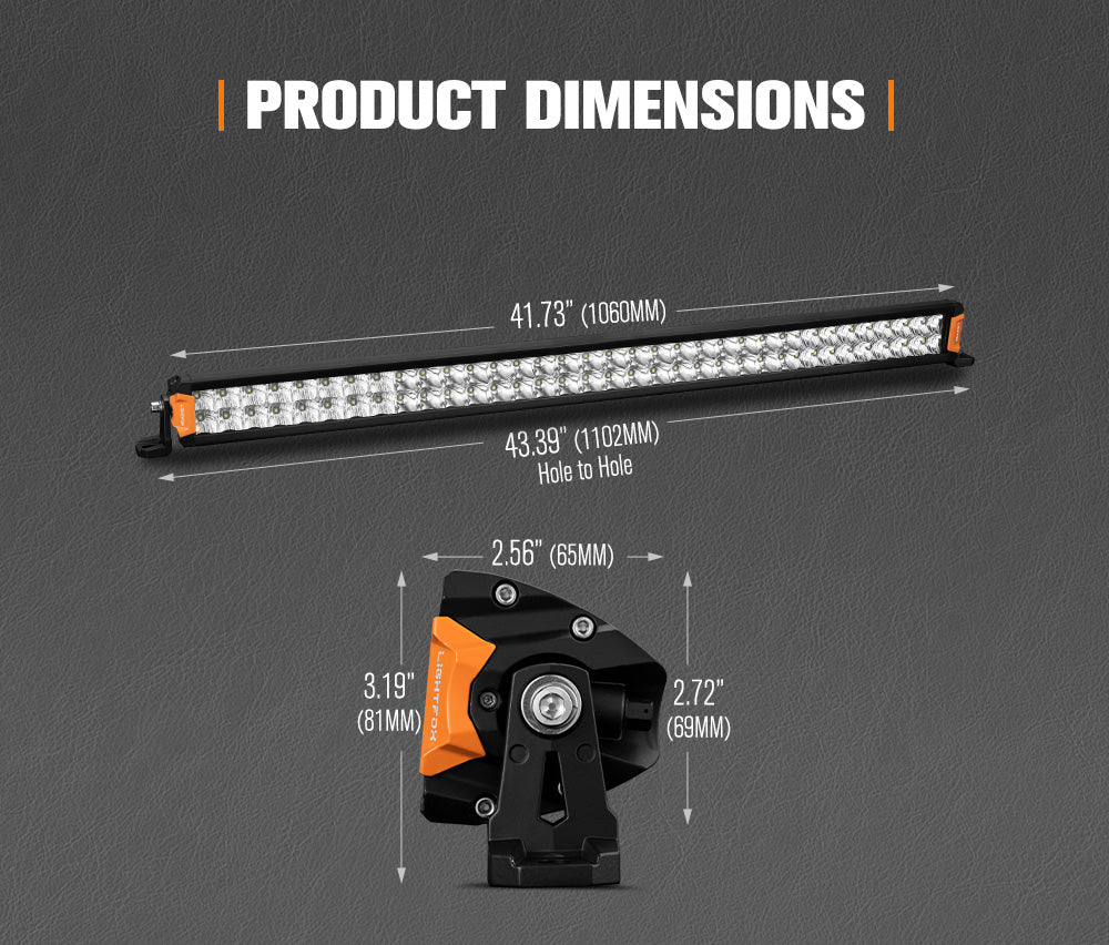 Rigel Series 40inch Osram LED Light Bar 1Lux @ 694m 30,192 Lumens