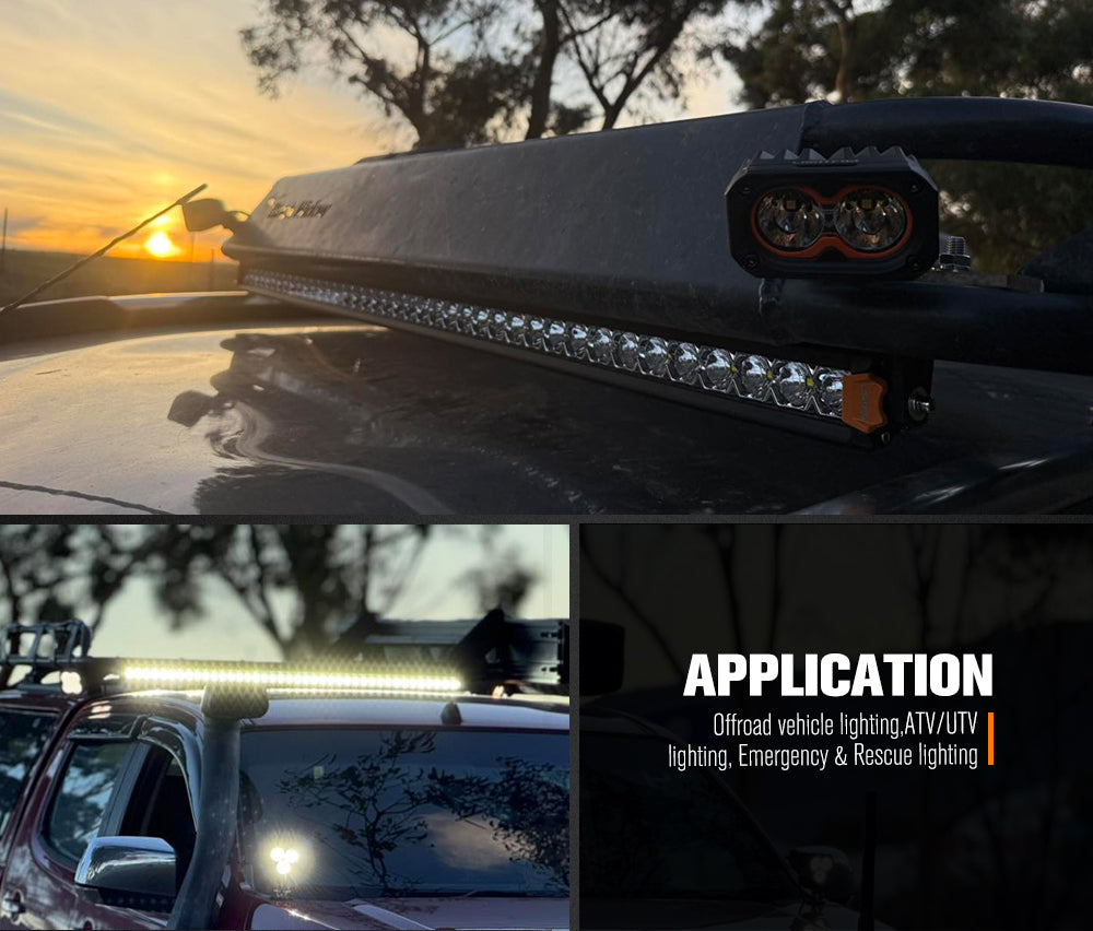 Vega Series 40inch Osram LED Light Bar 1Lux @ 611m 25,160 Lumens