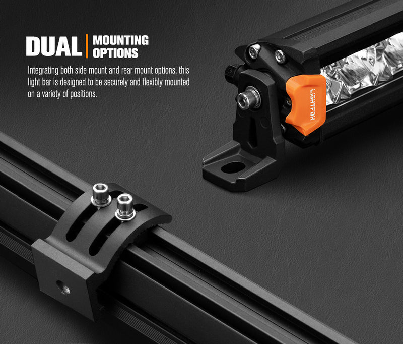 Vega Series Pair 8inch Osram LED Light Bar 1Lux @349m 6,204 Lumens