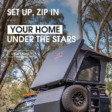 Camping Tent Mobile Banner