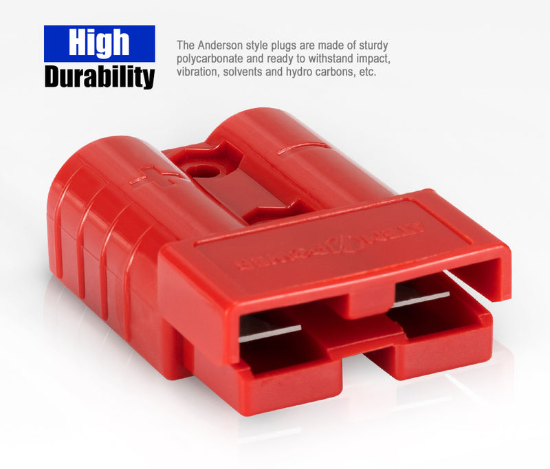 Redson Plug Socket 10x 50AMP Red Anderson Style Plug