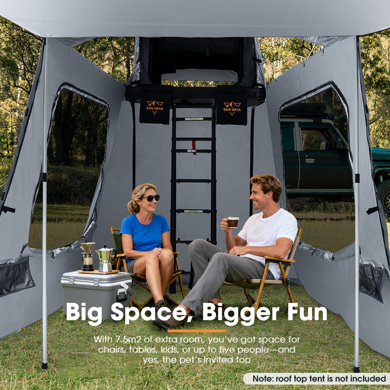 San Hima 5-man Annex ONLY For CapeTop Rooftop Tent Outdoor Camping Extension 4WD