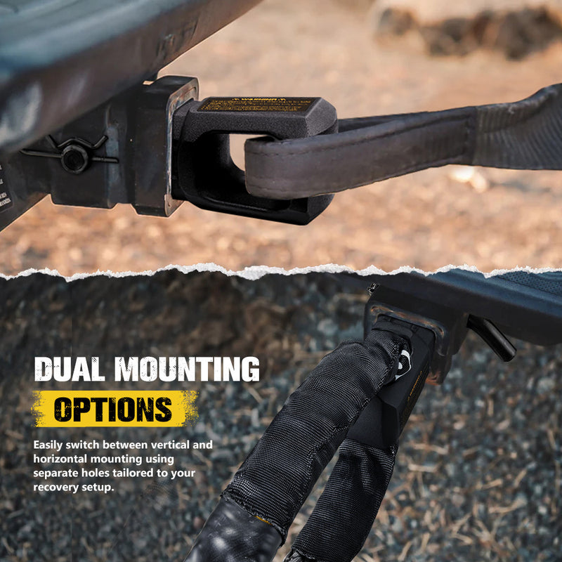 Bunker Indust 2" Recovery Hitch Receiver 10T Heavy Duty Tow Bar Off Road 4X4 4WD