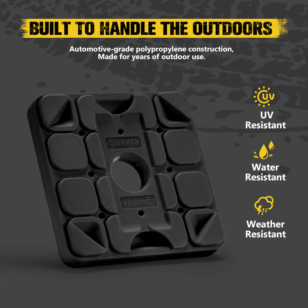 BUNKER INDUST 10PCS Jack Pads Interlocking Stackable Non-Slip RV Leveling Blocks