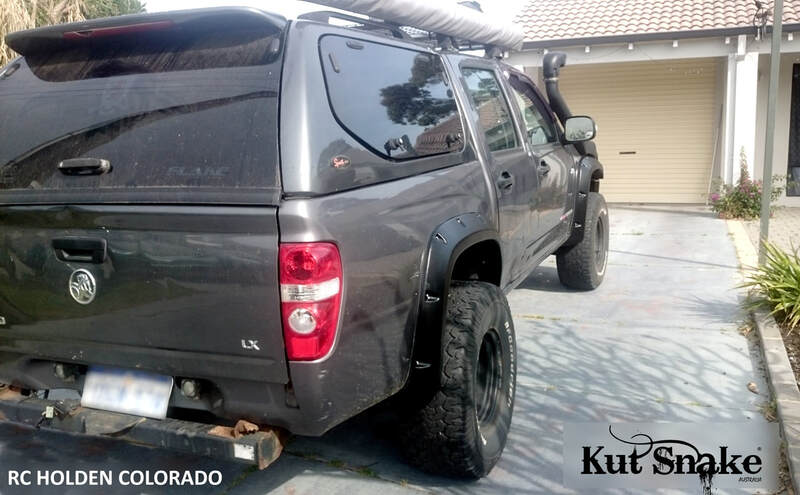 Kut Snake Flares for Holden Colorado RC 2008-2011 ABS